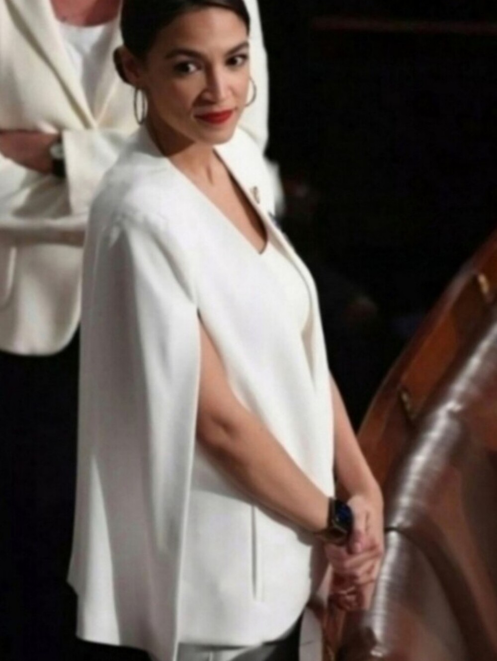 Zara white cape blazer size S - Picture 7 of 15